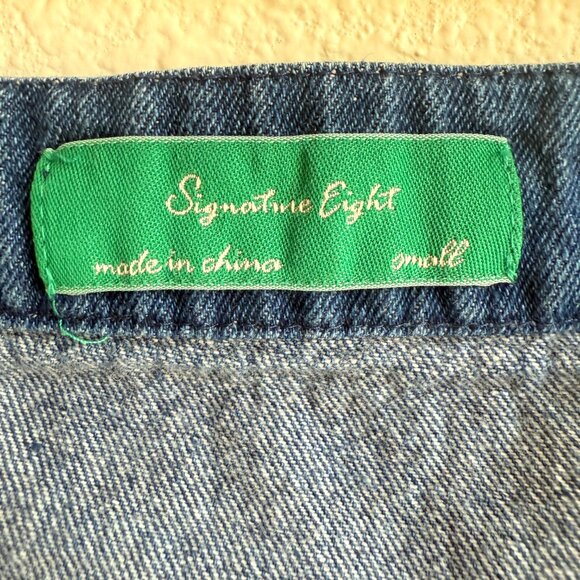 Signature Eight Embroidered Denim Mini Skirt - Picture 10 of 10
